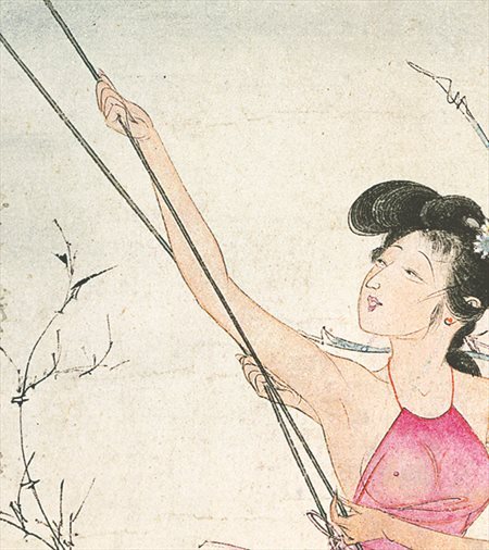 沙洋-胡也佛的仕女画和最知名的金瓶梅秘戏图